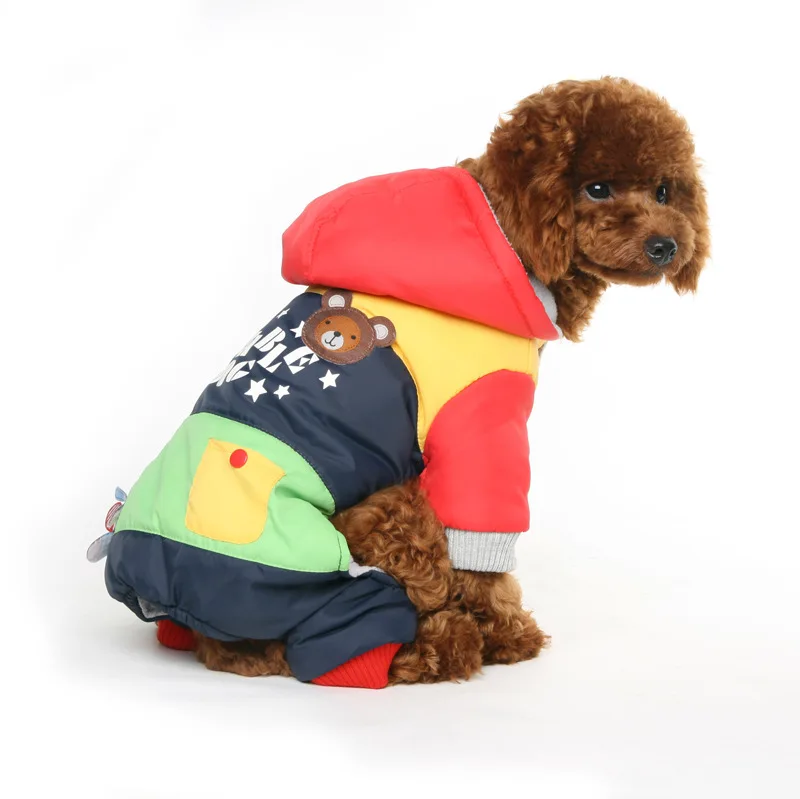 Doogee Pet осенне-зимняя одежда теплая одежда для собак Специальное предложение хлопковая стеганая одежда порода собак Тэдди бишонфризе Шнауцер Law Bucket Clothe
