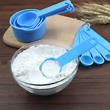 

11pcs/set Measuring Cups and Spoons Set Plastic Stackable Combination Measuring Cup Tools Kitchen Accessories