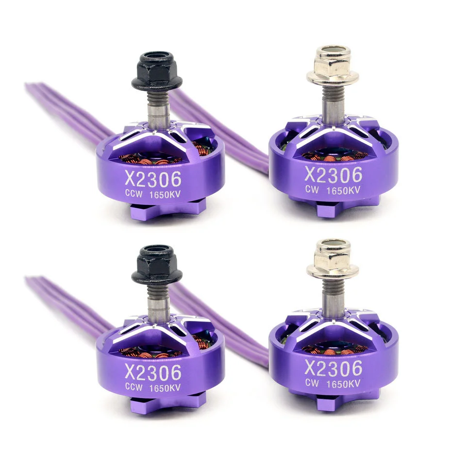 4 шт. X2306 1650KV 3-6S бесщеточный двигатель для FPV гоночного дрона квадрокоптера модели