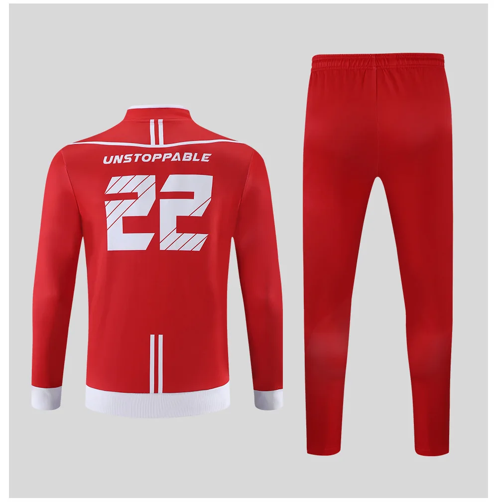 Индивидуальные спортивные костюмы для бега, мужская футбольная форма для командного клуба, сублимационная футбольная куртка, спортивный костюм - Цвет: custom Name Number