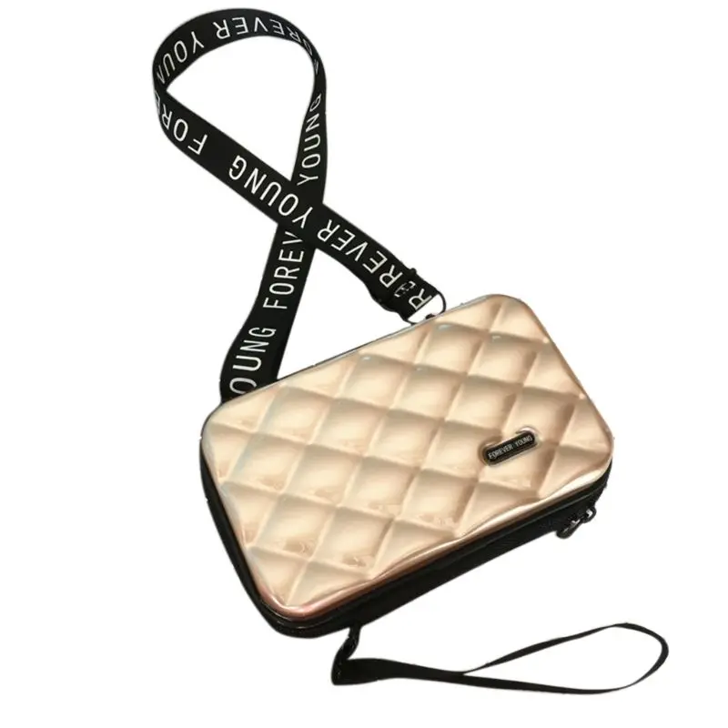 

Women Small Suitcase Wristlet Crossbody Shoulder Bag Tote Handbag Satchel