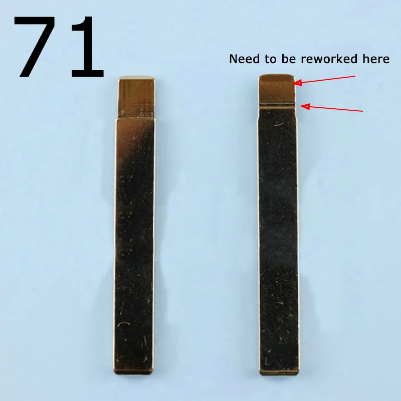 Remote chain 19# No. 19 71# 25# Key Blade Car key embryo For Car Key Embryo replacing the key head