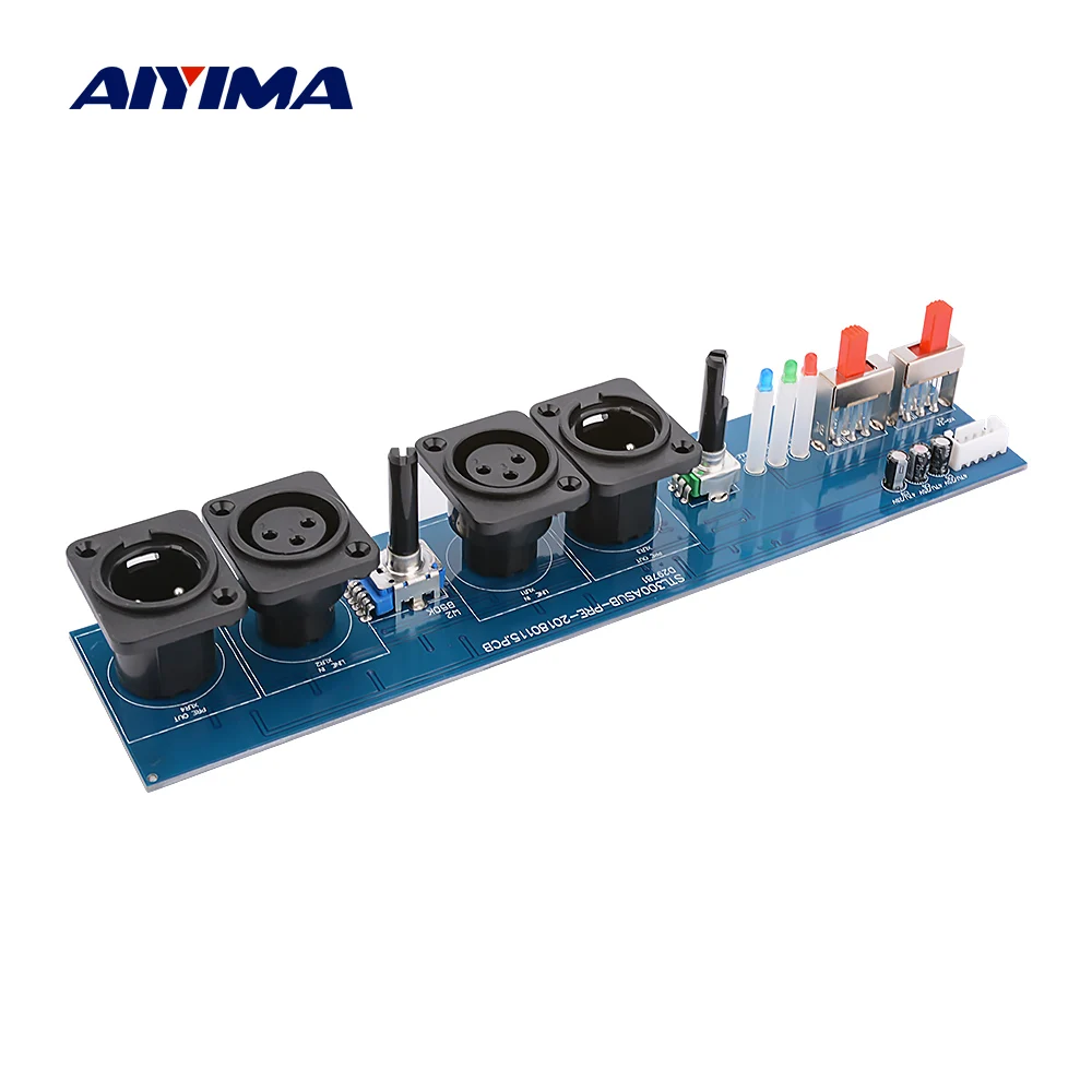 

AIYIMA Subwoofer Amplifier Preamp Board Preamplifier Frequency Phase Adjustable With Satellite Speaker Output DIY Power Amp