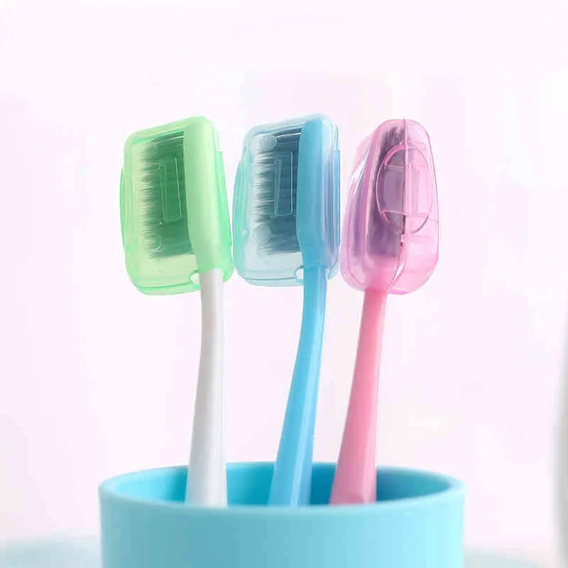 

Travel Business Trip Portable Toothbrush Head Band Toothbrush Protective Case Toothbrush Case Washed Accessories of Travel Tooth