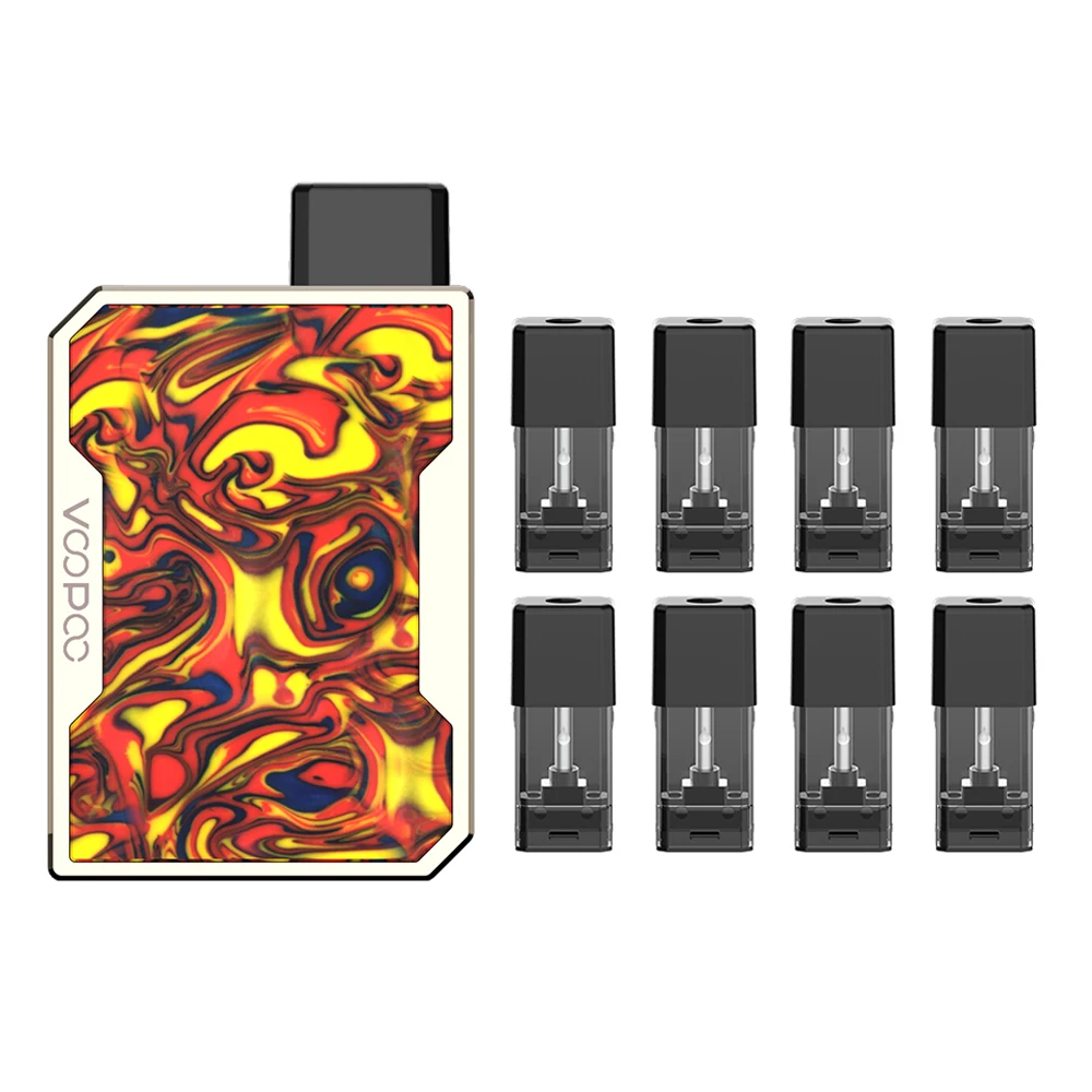 Набор VOOPOO Drag Nano Pod аккумулятор 750 мА/ч чип GENE 8 шт. картриджи 1 мл электронная