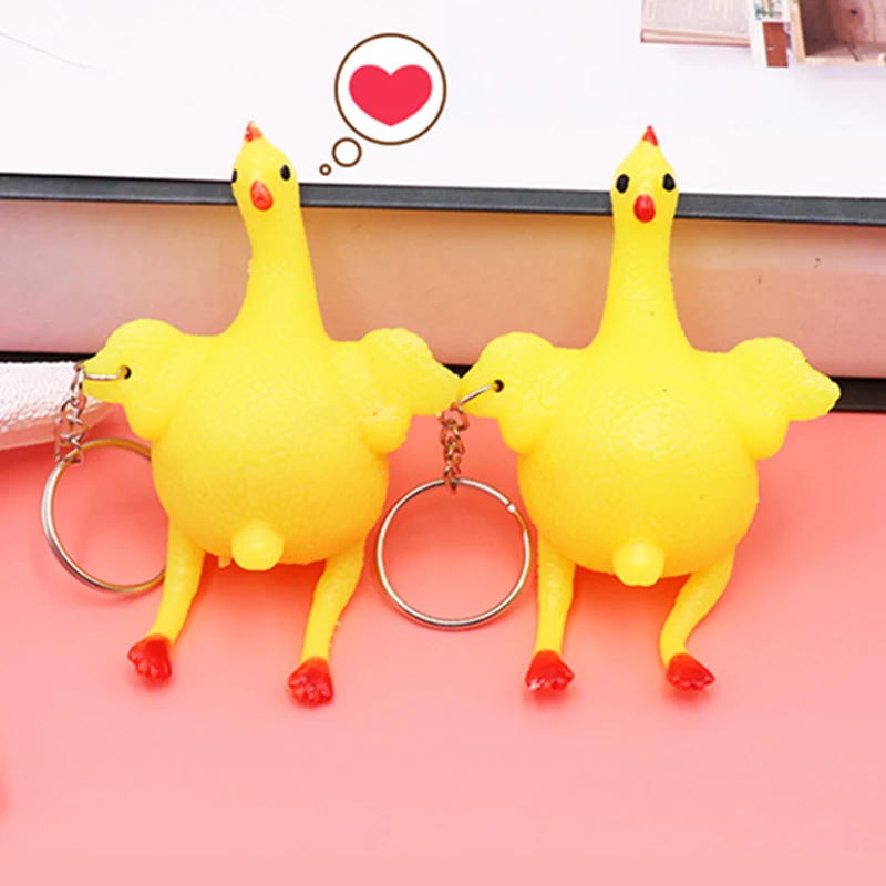 Novelty Squishy Toy ANTI STRESS Squeeze TOY Autism Mood Relief Chicken And Egg Laying Hens Key 1 Novelty Squishy Toy ANTI STRESS Squeeze TOY Autism Mood Relief Chicken And Egg Laying Hens Key 2