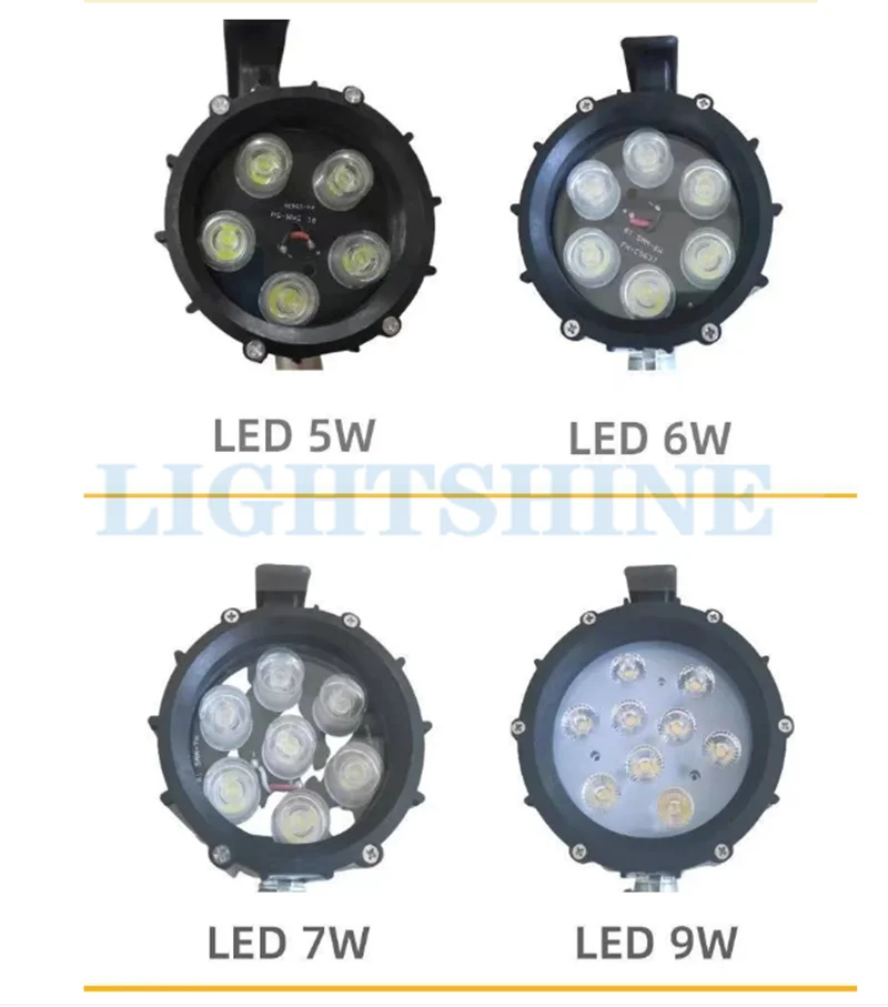 50B 50F Series 3W5W6W7W9W12W LED CNC Lathe Lighting Long Arm Short Arm Led Machine Tool Lamp