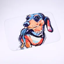 40x60 см Non-slip собака коврик для домашних животных столик компьютерное кресло коврик с рождественским дизайном «летучая мышь» ковер из мягкой фланели коврик ковер