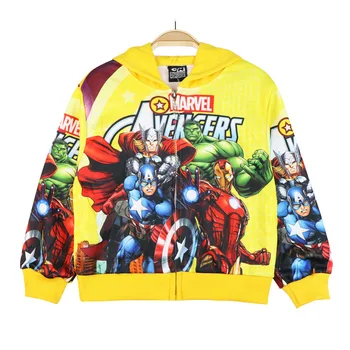

New Avenger SpiderMan Batman boys Girls Winter Spring Autumn zipper hoodies sweatshirts Children Hoodies Sweater Kids Clothes