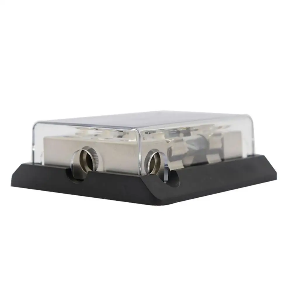 

Universal Car Audio 4 Ways AGU Fused Distribution Block 3x 2GA IN 4x 8GA OUT
