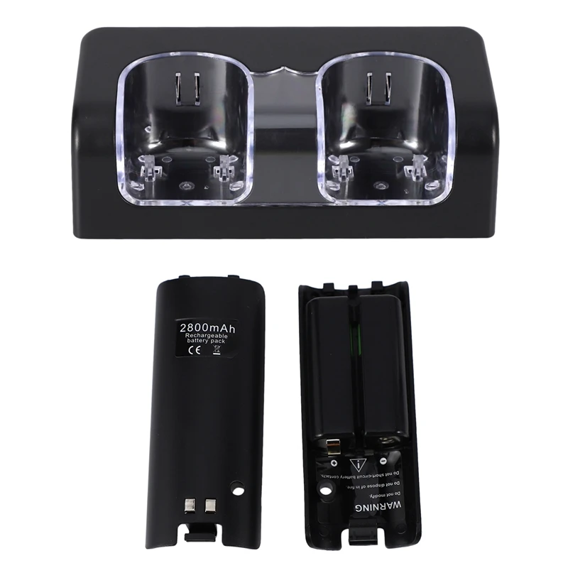 Двойной зарядки Батарея пакет основа ручки Зарядное устройство синий