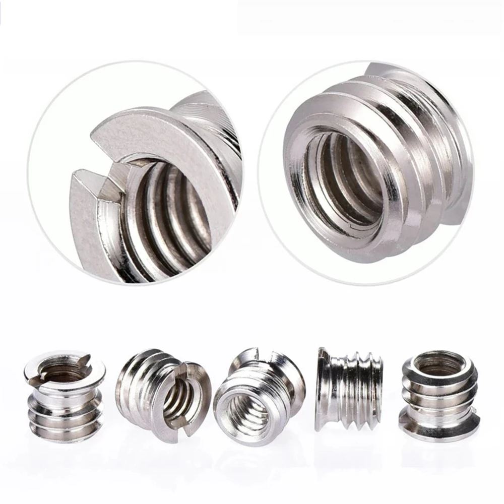 Description Picture 6 of item5pcs/pack 1/4 inch to 3/8 inch Convert Screw Standard Adapter Reducer Bushing Converter for DSLR Camera Tripod Monopod