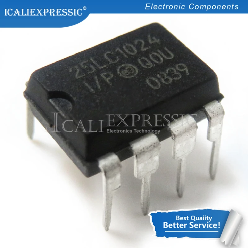 ФлейтаP 25LC1024-IP 25LC1024 IP DIP-8 1 Мбит 20 МГц IC лучшего качества (art.: 3920c48a2efff) - 3920c48a2efff
