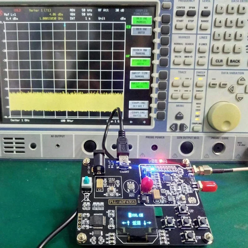 Промо-акция! ADF4351 oled-дисплей макетная плата RF Профессиональный 35M-4 4G Точный