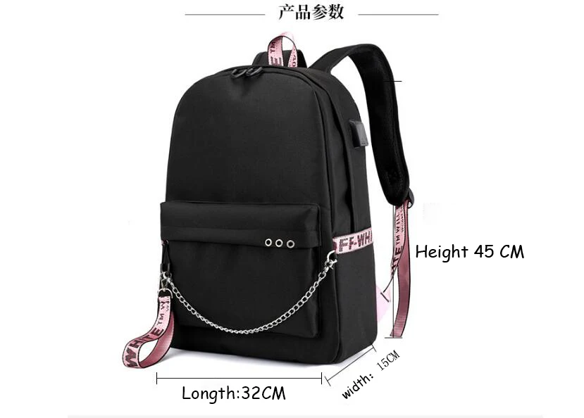 Забавный рюкзак с единорогом, женские рюкзаки, Mochila, школьные сумки для девочек-подростков, Usb зарядка, рюкзак для ноутбука, повседневный рюкзак для путешествий