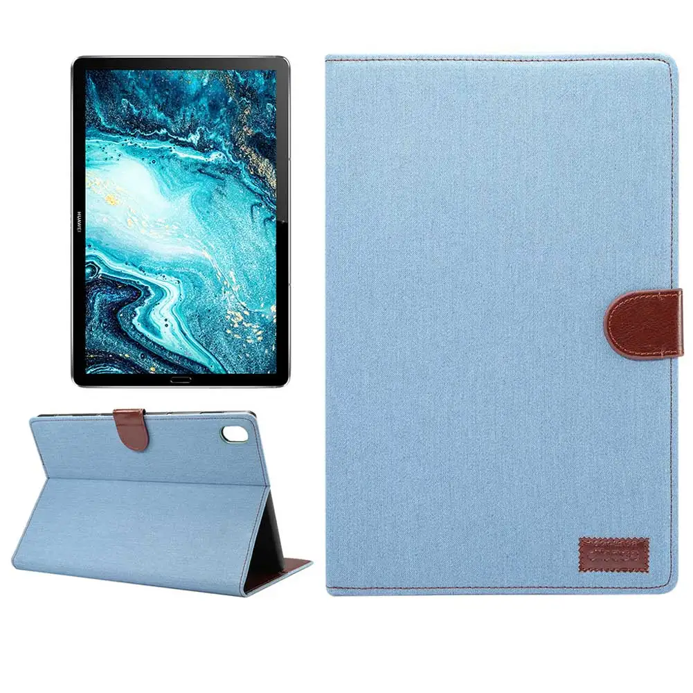 Чехол для huawei Mediapad M6 10,8 дюймов чехол для автоматического сна чехол из искусственной кожи чехол для huawei Mediapad M6 Pro 10,8 VRD-AL09 - Цвет: Light blue