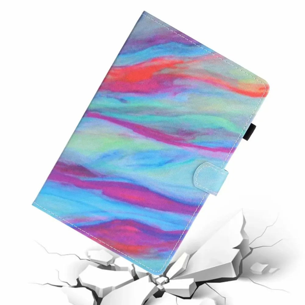 Чехол из искусственной кожи для Samsung Galaxy Tab S6 10,5 SM-T860 SM-T865 T860 10," чехол Funda планшет Модный чехол с подставкой