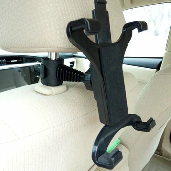 

New 360s Degree Car Seat Back Headrest Mount Holder Tablet For iPads Phone Bracket DOM668