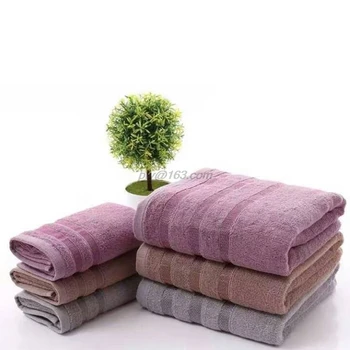

34x75cm Bamboo Fiber Bath Towel Adult Sport Thick Soft Absorbent Washcloth Solid