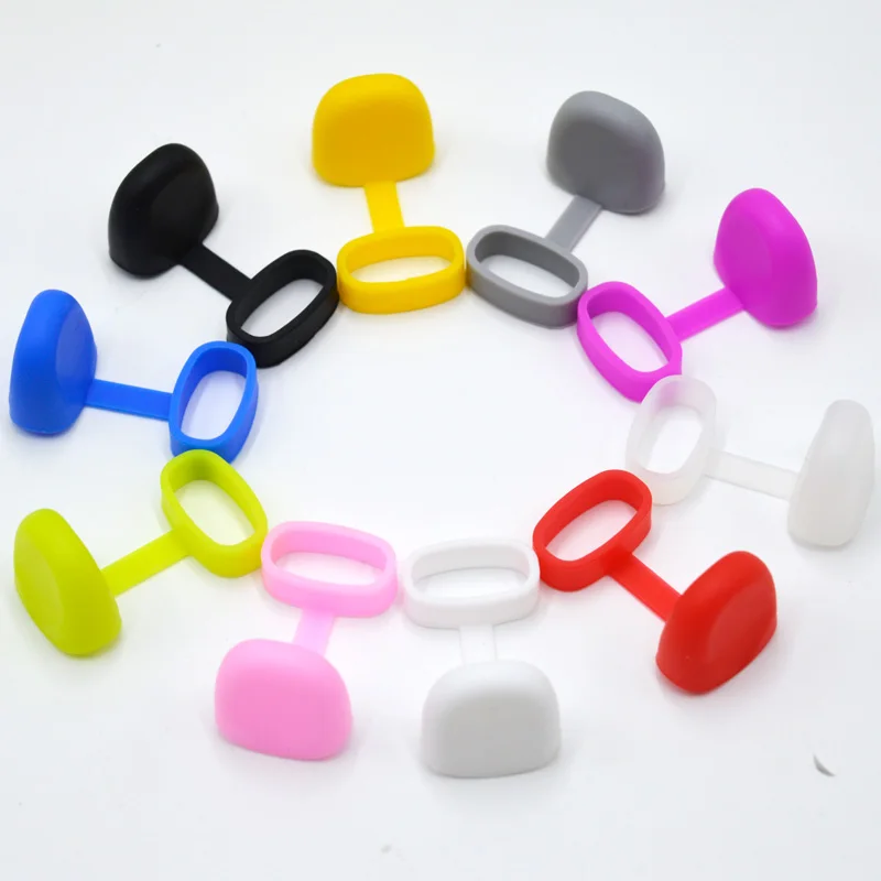 

2PCS Silicone Drip Tip Cap Electronic Cigarettes Universal Soft Dust Cap Vape Band for Relx Uwell caliburn kit Vapes INS YOOZ
