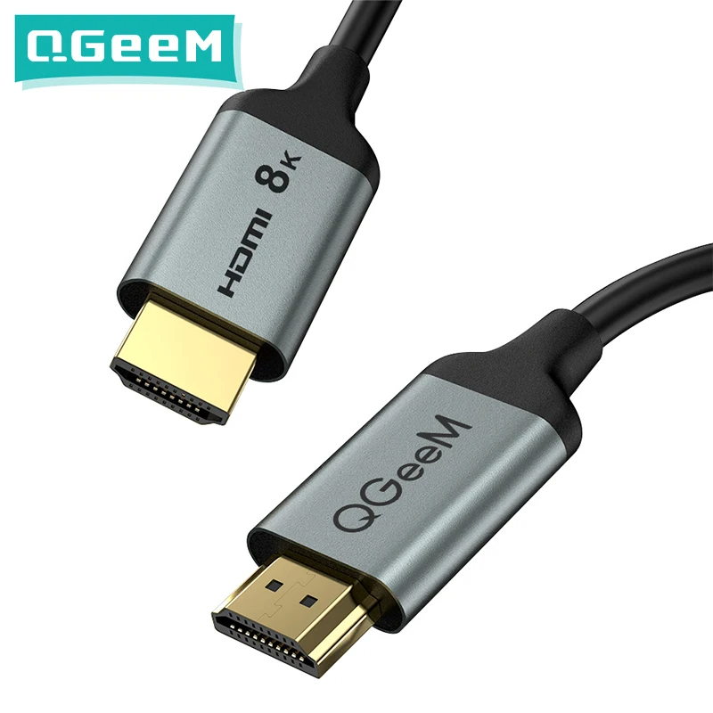 QGeeM 8K HDMI Cable Compatible HDMI 2.1 Wire for Xiaomi Xbox Serries PS5 4 Chromebook Laptops 120Hz HDMI Splitter Digital Cable - ANKUX Tech Co., Ltd