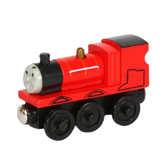 Original Wooden Trains Thomas Model Cars Toys Compatible with Wooden Train Sliding Track Percy James Gordon Toys for Children. 3