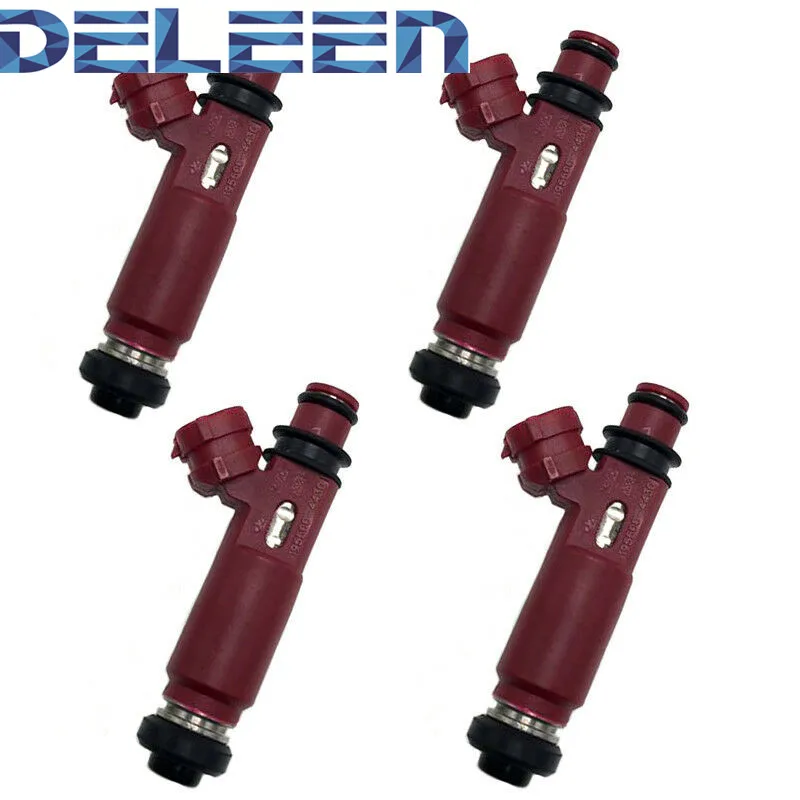 Deleen 4x High impedance Fuel Injector 195500 4430 / FJ798 For Mazda