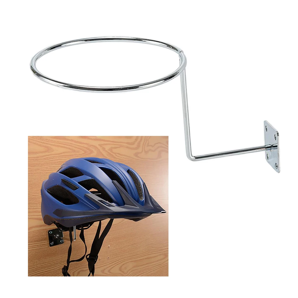 Helmet Holder Wall-Mounted Display Rack Bike Storage Hanging Bracket Hanger