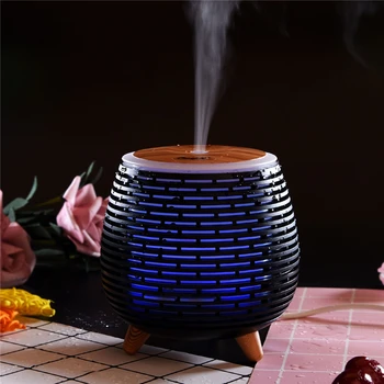 

Ultrasonic Air Humidifier USB Aromatherapy Diffuser Bedroom Air Purifier Moisture Mini Essential Oil Diffuser with Night Lights