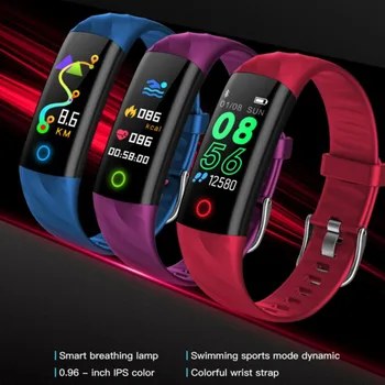 

Smart wristband IP68 Waterproof Heart Rate Blood Pressure Monitor Smart Fitness Bracelet watch Activity Tracker