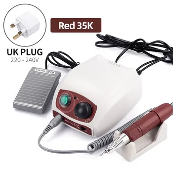 Red UK Plug