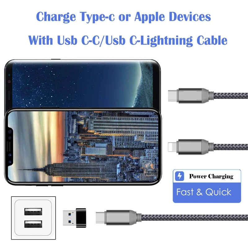 Адаптер зарядного устройства USB C для мужчин и женщин Otg для Macbook Nexus huawei Nokia type C Usbc для зарядки USB 3,0 Adaptador