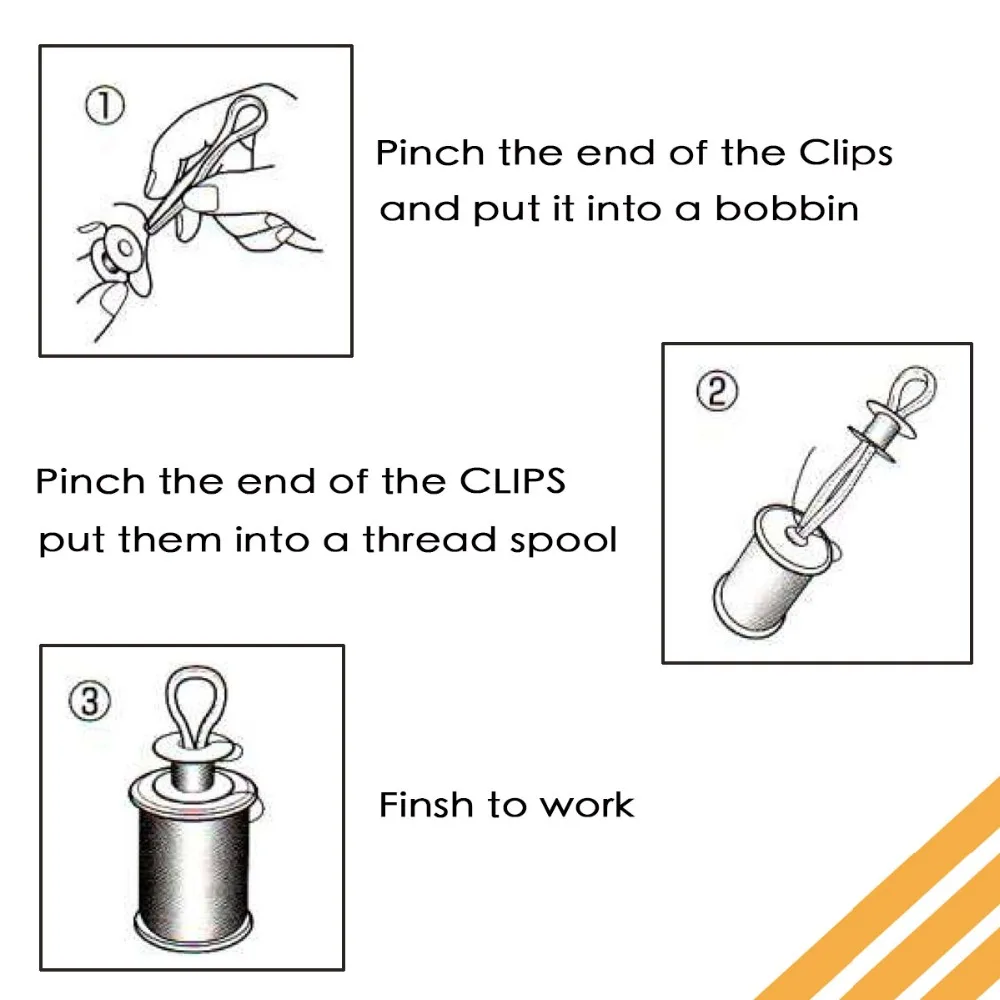 bobbin holder clips