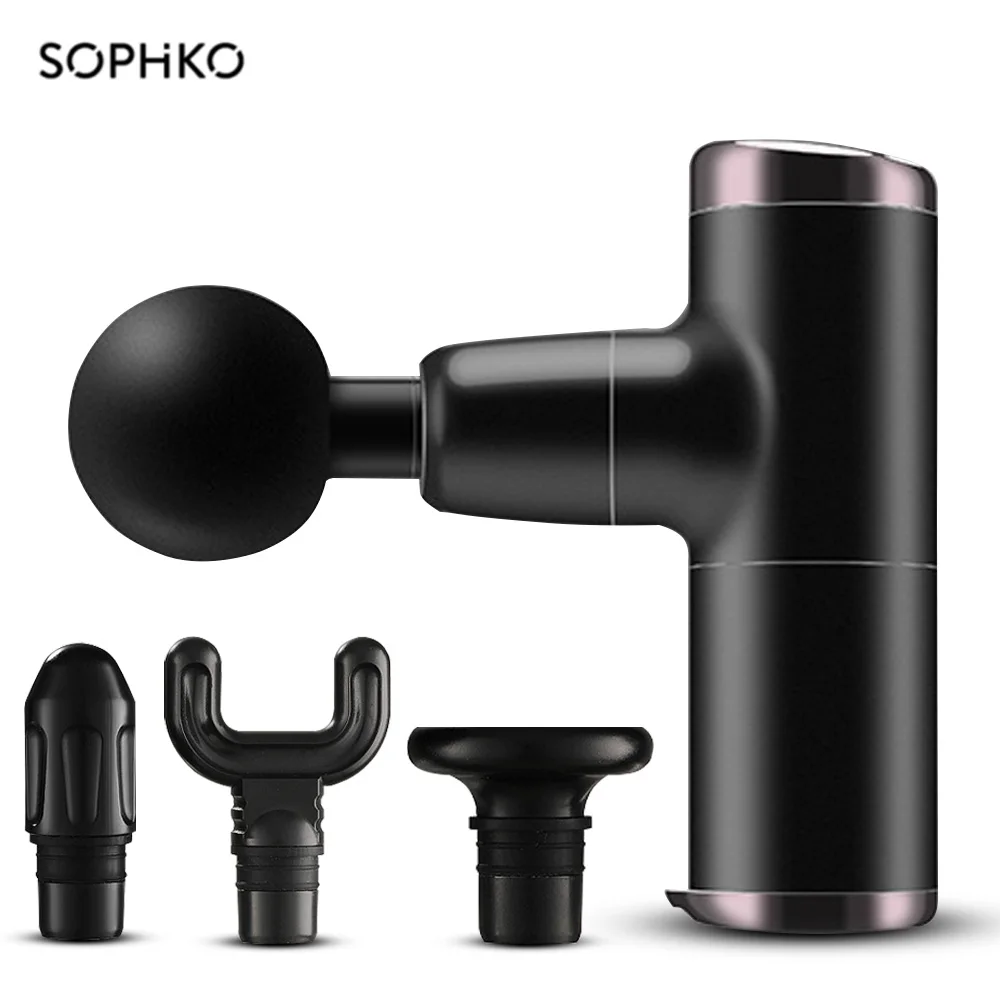 

Mini Electric Fascia Massage Gun Tissue Percussion Small Fitness Equipment Deep Muscle Body Massage Tools Acid Relief Pain Relax