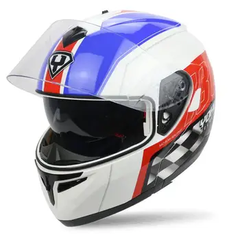

YOHE New style Four seasons motorcycle helmet Double helmets Full face motorbike helmet Winter warm Moto helmet high quality