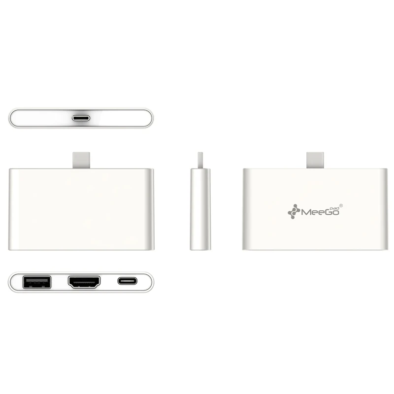 Meegopad V2 Usb C к type-C Hdmi концентратор адаптер с 4K Hdmi, Usb 3,0 порт и Pd Быстрая зарядка для Macbook Pro, Chromebook, Hp, S
