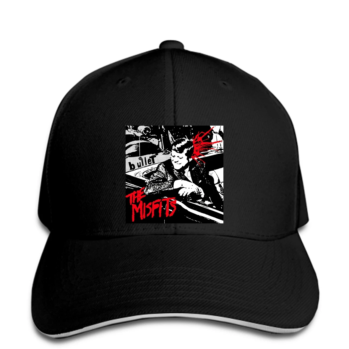 Misfits Bullet JFK Better Dead on Red Danzig Punk (SML ) badhabitmerch Кепка snapback | Аксессуары для одежды