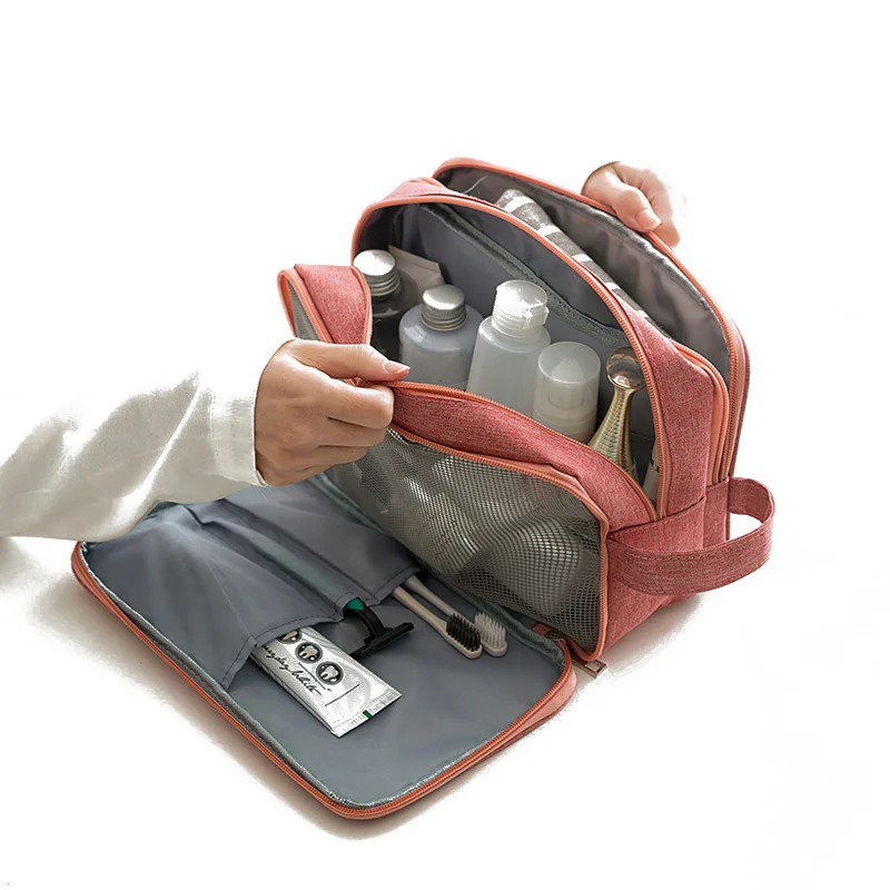 

Ployester Packing Cubes Makeup Bag Organizer Women's Portable Travel Cosmetic Bag Make Up Kits Travel Storage Bags Wash Pouch