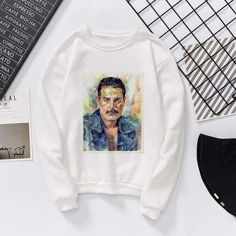 3964 Новинка, модная Толстовка Camiseta Mujer, толстовка queen Band с принтом, Harajuku, уличная одежда, спортивный костюм, индивидуальная Повседневная Толстовка с длинным рукавом - Цвет: 3964