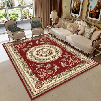 

Carpets Persian Vintage Carpet for Living Room Bedroom Mat Non-Slip Area Rugs Absorbent Boho Morocco Ethnic Retro Carpet