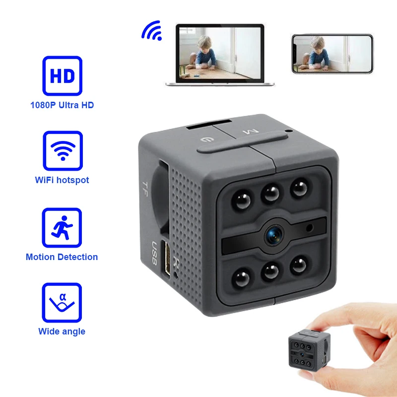 

Mini Camera Full HD 1080P Mini Camera Night Vision Wireless Mini Camera MC47013