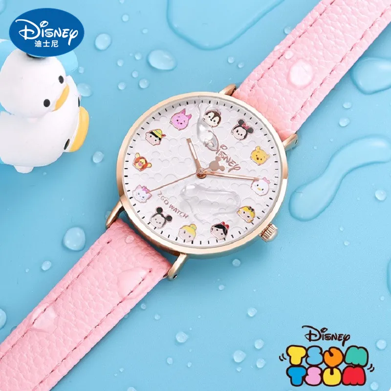 Часы наручные Disney TSUM Кварцевые Светящиеся с защитой от влаги подарок для девочек
