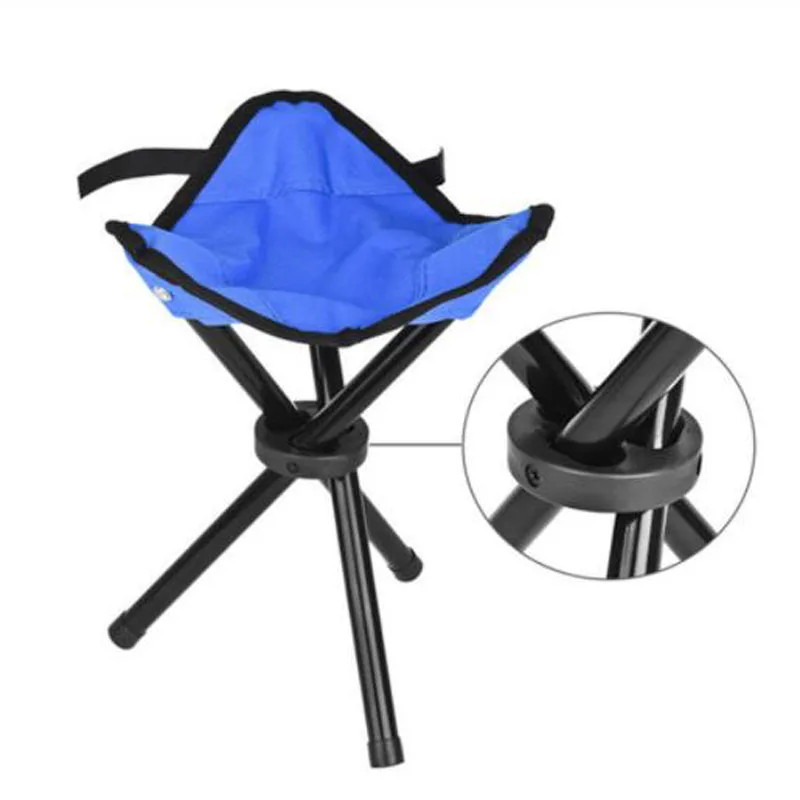 Chair Portable Lightweight Folding Camping Hiking Foldable Stool Tripod Chair Seat For Fishing Festival Picnic BBQ Beach New portable camping chair