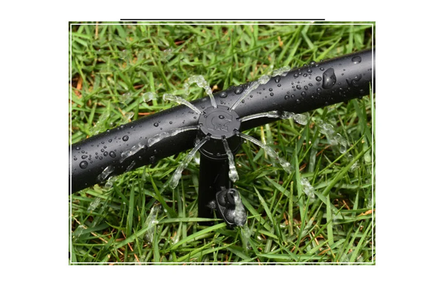 50pcs Garden Watering Drip Irrigation Adjustable Sprinkler 360 degree Dripper Inserting ground fit 47mm Hose Greenhouses Yard (4)