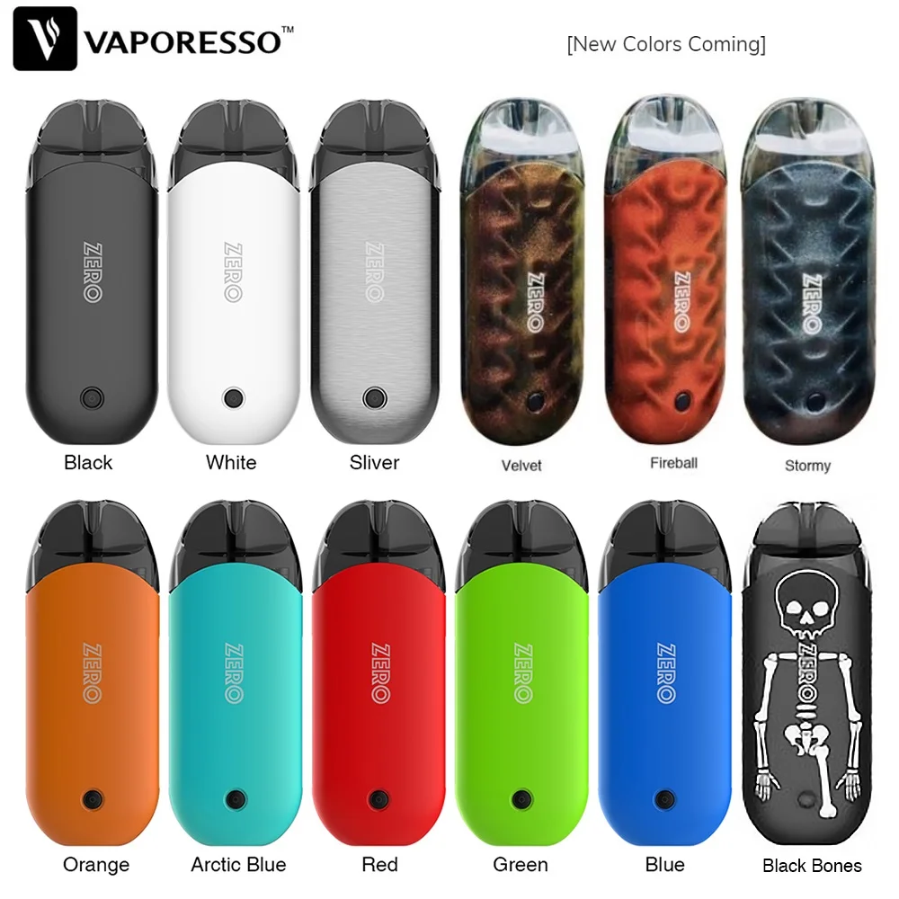 Комплект Vaporesso Renova Zero Pod с 650 мАч встроенной батареей и 2 мл пополняемая емкость и Легкое нажатие для заполнения системы комплект электронной сигареты