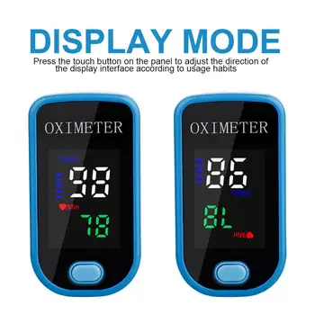 

Portable Digital Color Screen Fingertip Pulse Oximeter Blood Oxygen Monitor Meter Pulse Oximeter Spo2 Health Care Tool for Adult
