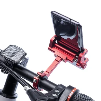 

Aluminum Motorcycle Bike Bicycle Mobile Phone Holder Bracket Mount Anti-slip MTB Handlebar GPS Stand