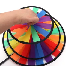 Радуга ветер Спиннер красочный ветряная мельница милый мультфильм животных Winnower детская игрушка 72XF