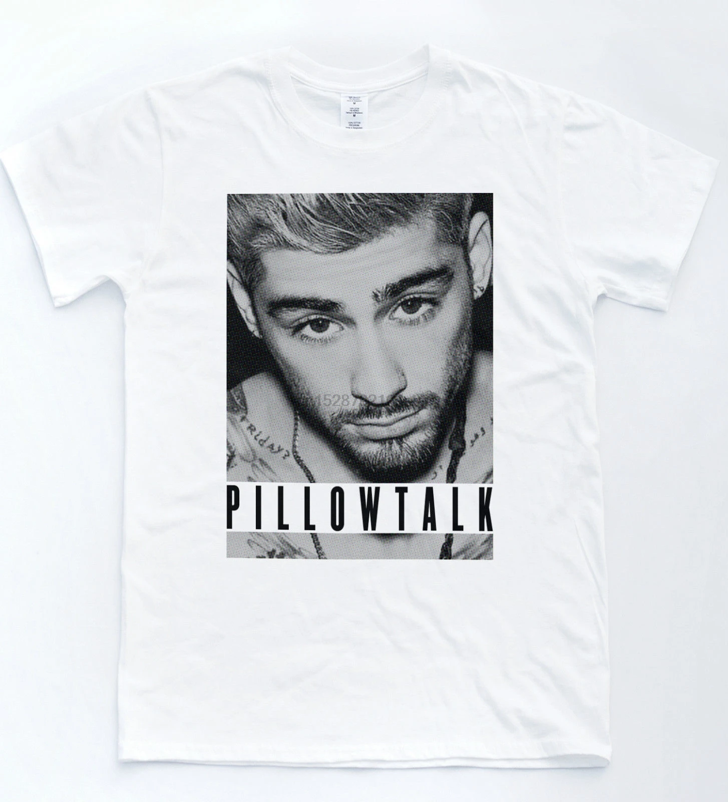 Zayn Pillowtalk Футболка One Malik Direction Music Gigi Hadid тройник Jonas Топ для мужчин Высокое качество