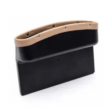 Автомобильное кресло Щелевые карманы из искусственной кожи герметичное мусорное Хранение коробка Универсальное автомобильное сиденье боковое оформление Органайзер коробка для салфеток